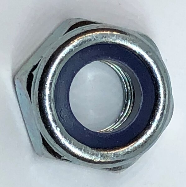 Sechskantmutter selbstsichernd verzinkt DIN 985