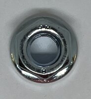 Sechskantmutter mit Sperrverzahnung verzinkt DIN 6923