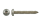 Blechschraube Linsenkopf A2 Torx Form: C ISO 14585