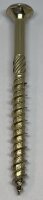 Holzschraube Senkfrästaschenkopf gelb verzinkt Torx