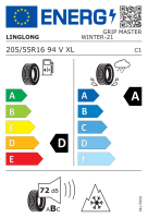 Linglong 205/55R16 94V GRIP MASTER WINTER XL